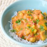 crockpot chicken veggie curry