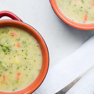 lowfat broccoli cheese soup