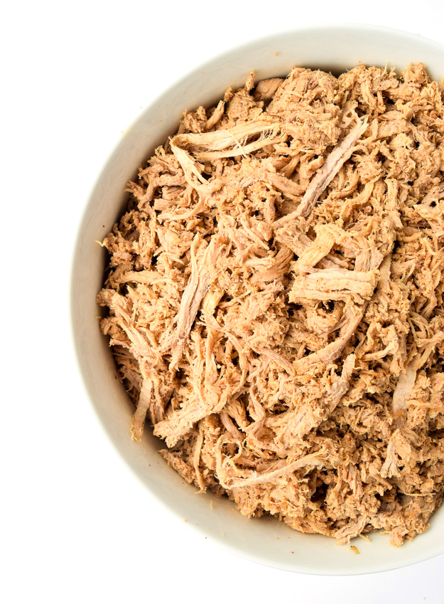 Instant Pot Pork Carnitas (Whole30 Paleo) - a delicious Mexican pulled pork recipe made in the Instant Pot or slow cooker. So easy and family friendly! | tastythin.com
