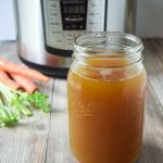 How to Make Vegetable Broth in the Instant Pot (from scraps!) - save your veggie scraps and make this delicious and healthy stock in the Instant Pot!  So simple, fast, and nutritious!