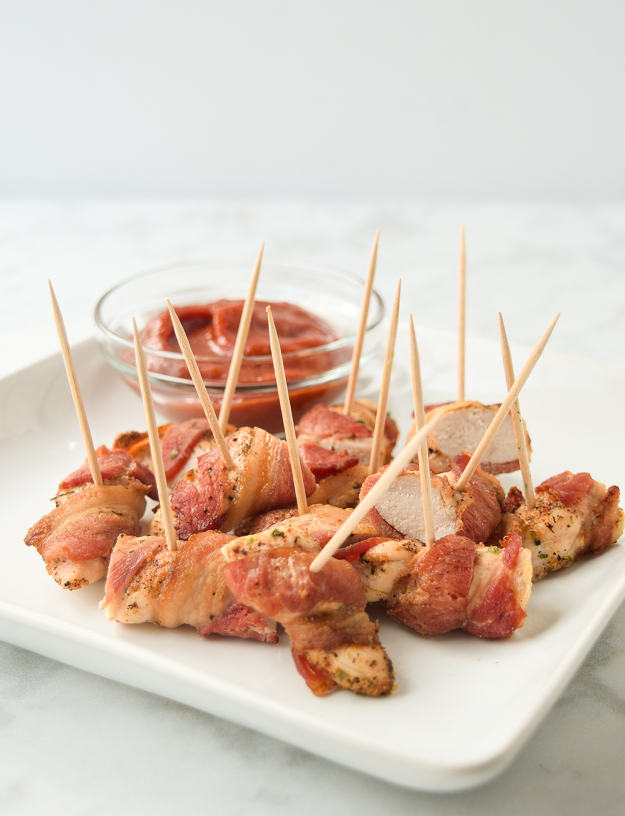 whole30 bacon wrapped chicken bites