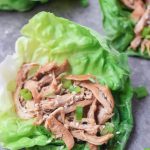 slow cooker sesame chicken wraps