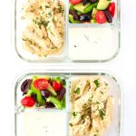 Meal Prep Instant Pot Greek Chicken Gyros