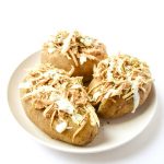 Instant Pot Ranch Chicken Stuffed Baked Potatoes