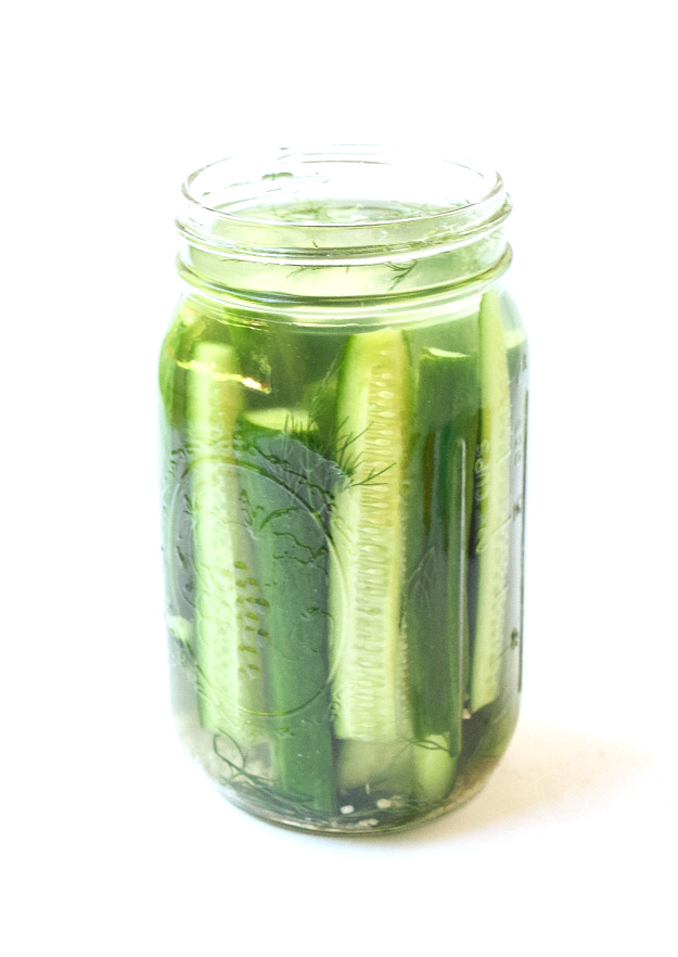 easy refrigerator dill pickles