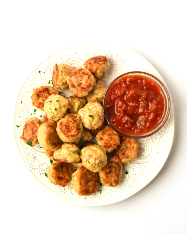 how to make chicken meatballs without breadcrumbs