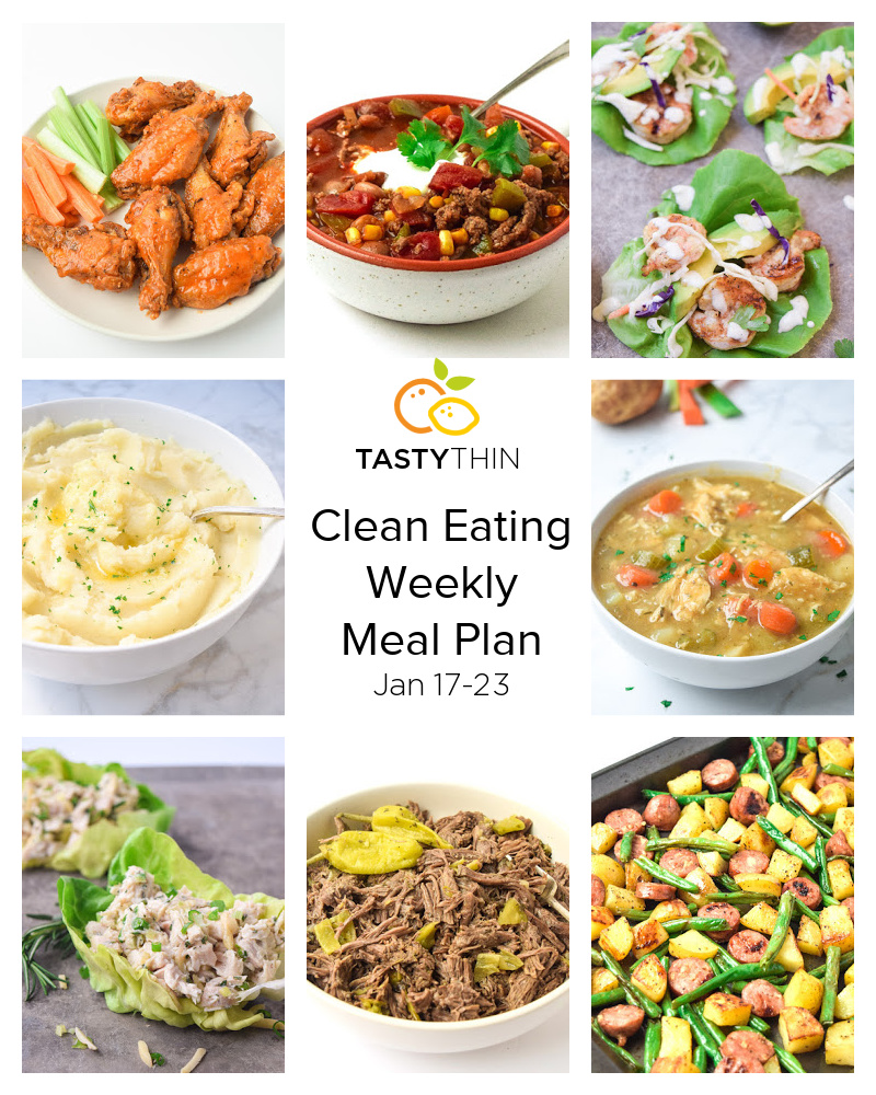 clean eating weekly meal plan