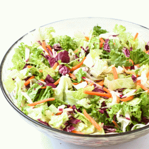 meal prep salad mix in a bowl