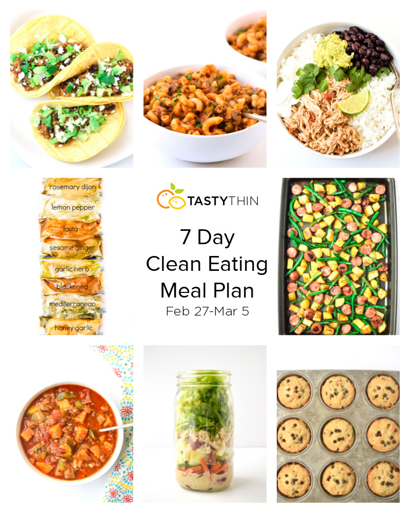 7 day clean eating meal plan