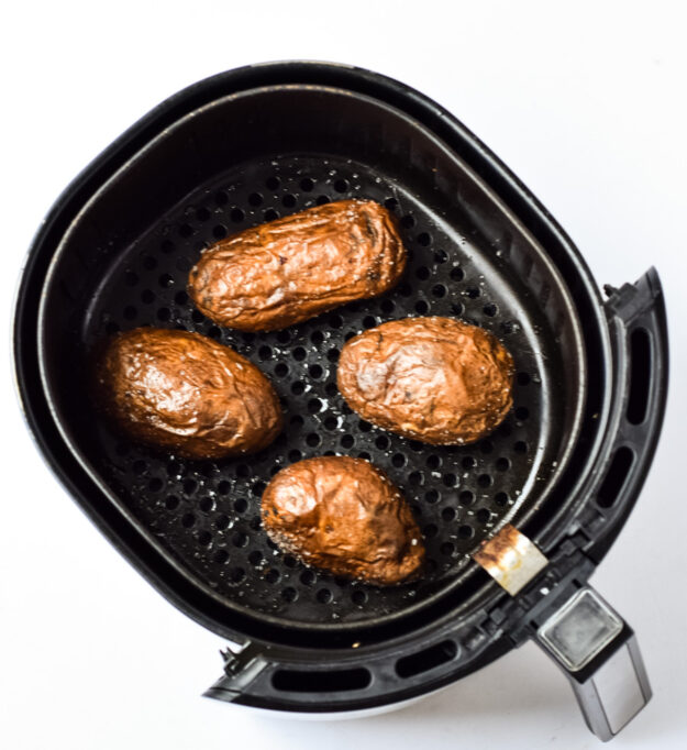 Air Fryer Baked Potatoes • Tastythin