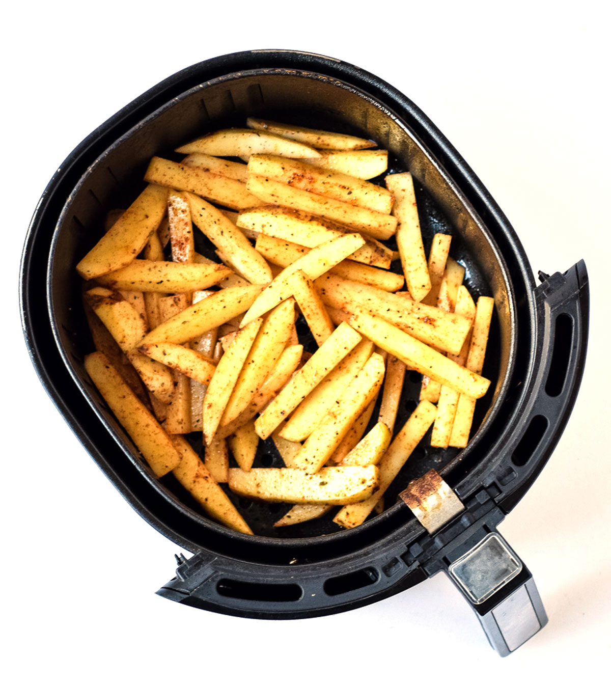 cajun fries in air fryer basket